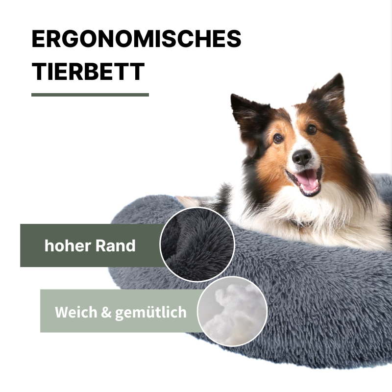 Weiches Hundebett mit Rand - perfektes Kuschelparadies